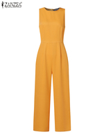 Women Sleeveless Long Jumpsuit 4
